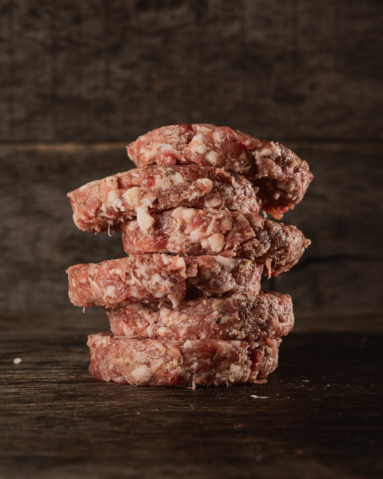 Verse hamburgers - grof gemalen